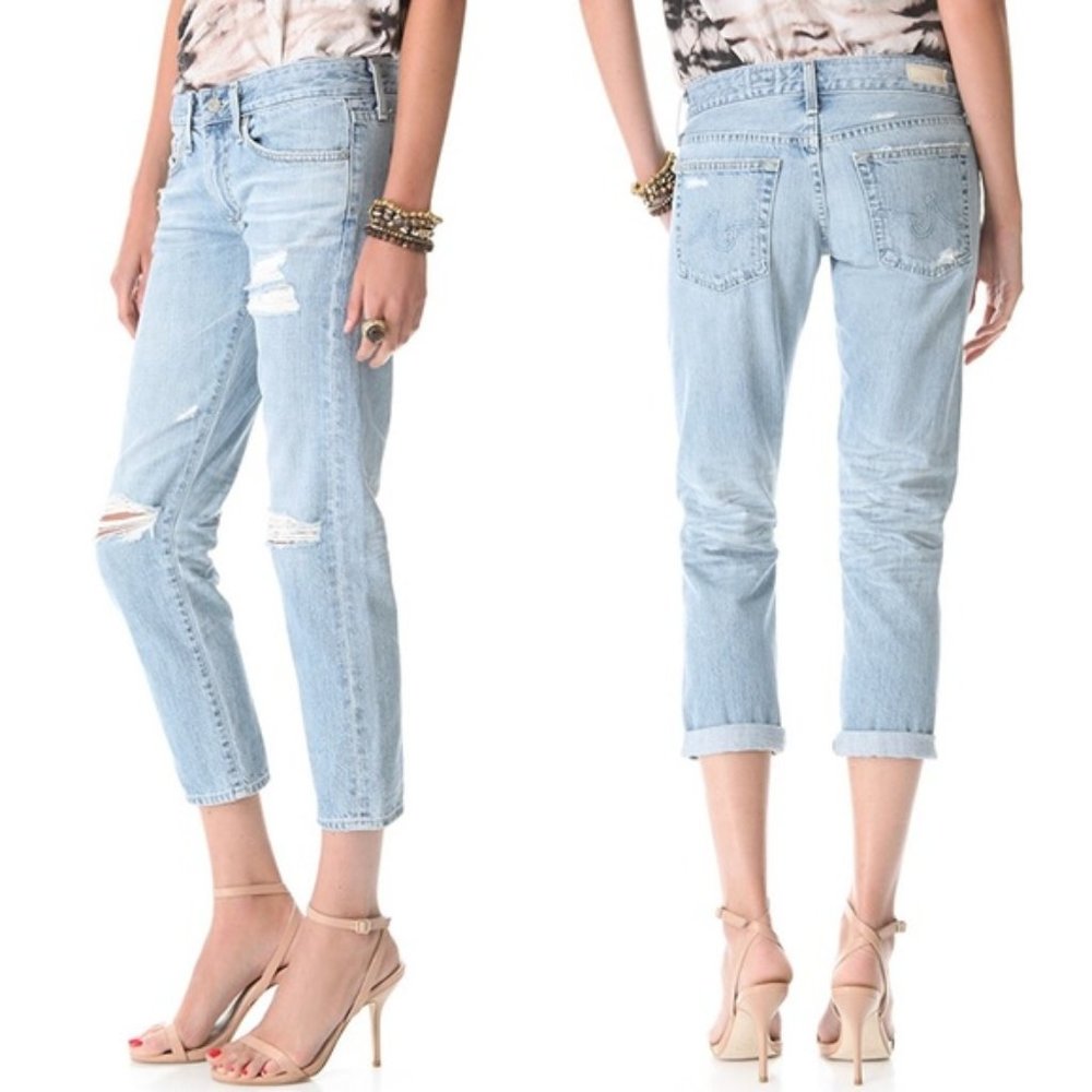 AG Piper Slouchy Slim Crop Jeans